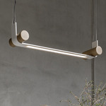 Nastro Linear Pendant - Ash Cylinder / Beige