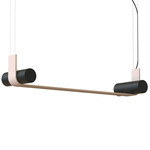 Nastro Linear Pendant - Sand Black / Eggshell