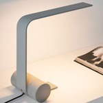 Nastro Table Lamp - Greenish Grey / Concrete Cylinder