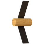 Nastro Angled Wall Sconce - Ash / Sand Black