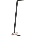 Nastro Floor Lamp - Beige Cylinder / Sand Black