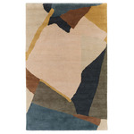 Abstract Area Rug - Kaki Rose