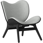 Conversation Piece Lounge Chair - Black Oak / Sterling