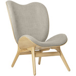Conversation Piece Lounge Chair - Light Oak / White Sands