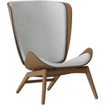 The Reader Wing Chair - Dark Oak / Sterling