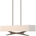 Moreau Linear Pendant - Bronze / Flax