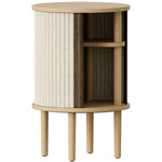 Audacious Side Table - Light Oak / White Sands