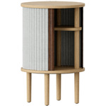 Audacious Side Table - Light Oak / Sterling