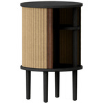 Audacious Side Table - Black Oak / Sugar Brown