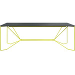 Same Same Linoleum Dining Table - Black / Yellow