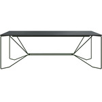 Same Same Linoleum Dining Table - Black / Dark Green