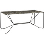 Same Same Stone Dining Table - Black/ Black Marinace