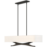 Moreau Linear Pendant - Black / Natural Anna