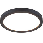 Round Wall / Ceiling Light - Black