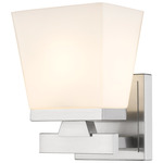 Astor Wall Sconce - Brushed Nickel / Etched Opal