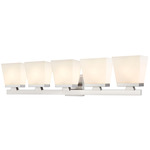 Astor Bathroom Vanity Light - Brushed Nickel / Etched Opal