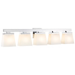 Astor Bathroom Vanity Light - Chrome / Etched Opal