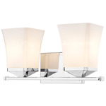 Darcy Bathroom Vanity Light - Chrome / Etched Opal