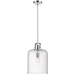 Kinsley Pendant - Chrome / Clear Seeded