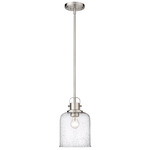 Kinsley Pendant - Brushed Nickel / Clear Seeded