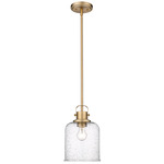 Kinsley Pendant - Heirloom Gold / Clear Seeded