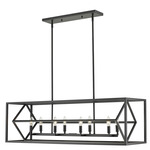 Euclid Linear Chandelier - Matte Black