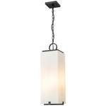 Sana Outdoor Pendant - Black / White Opal