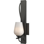 Flora Wall Sconce - Natural Iron / Opal