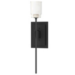 Echo Wall Sconce - Black / Cast Glass
