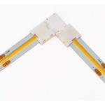 Lazer Strip Snap & Light L-Connector - White