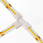 Lazer Strip Snap & Light T-Connector - White