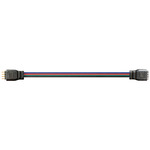 Strip RGBW Power Feed / Flexible Connector - Black
