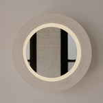 Augustus Wall Mirror - Brass / Stone