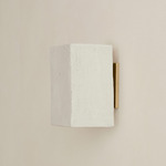 Luca Wall Sconce - Brass / Stone
