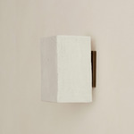 Luca Wall Sconce - Patina Brass / Stone