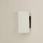 Luca Wall Sconce - Blackened Brass / Stone