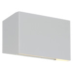 Amora Wide Outdoor Wall Sconce - Satin