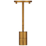 Cafe Pendant / Wall Light - Antique Brushed Brass