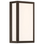 GEO Outdoor Wall Sconce - Bronze / Acrylic