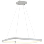 Ravello Square Pendant - Satin / Acrylic
