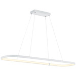 Ravello Linear Pendant - Matte White / Acrylic