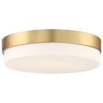 Roma Ceiling Light - Antique Brushed Brass / Opal