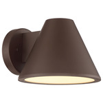 Tortuga Outdoor Wall Sconce - Bronze / Frosted