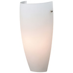 Daphne LED Wall Sconce - Brushed Steel / Opal