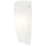 Daphne LED Wall Sconce - Brushed Steel / Alabaster 