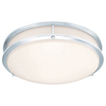 Solero II Ceiling Light Fixture - Chrome / Acrylic