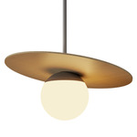 Orbit Pendant - Maple / Frosted