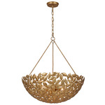 Kelan Chandelier - Antique Gild