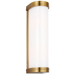 Ifran Bathroom Vanity Light - Burnished Brass / Opal