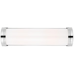 Ifran Bathroom Vanity Light - Polished Nickel / Opal